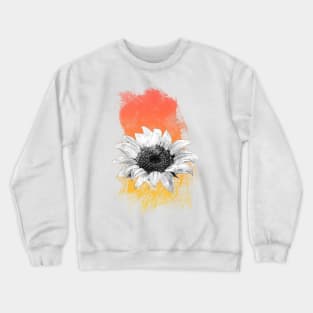 Watercolor Sunflower Crewneck Sweatshirt